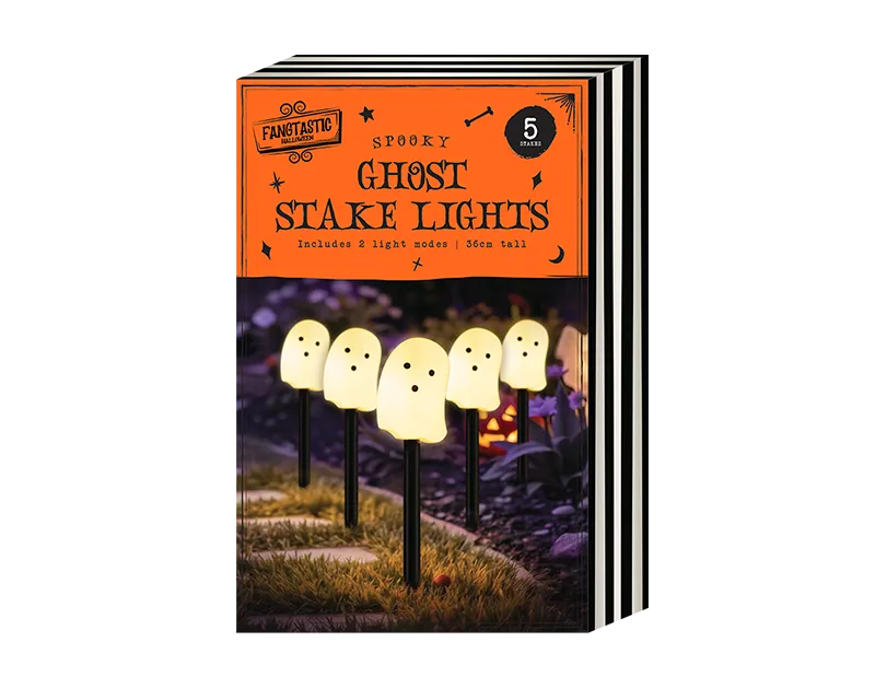 Light Up Ghost Stakes 5pk