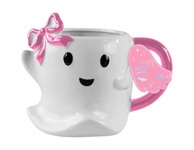 Halloween Pink Bow Mug 450ml