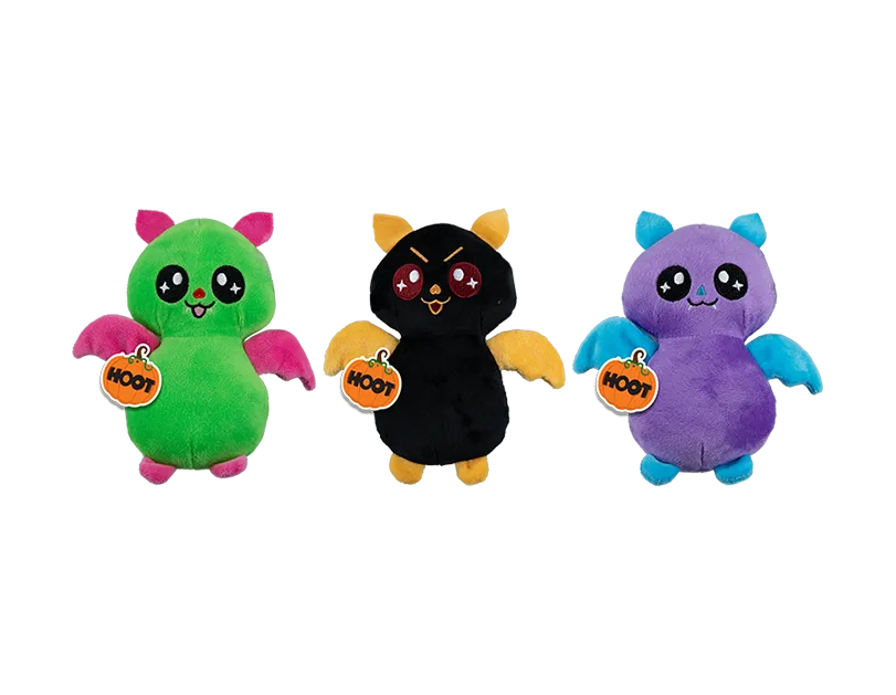 Halloween Plush Colourful Bat 15cm