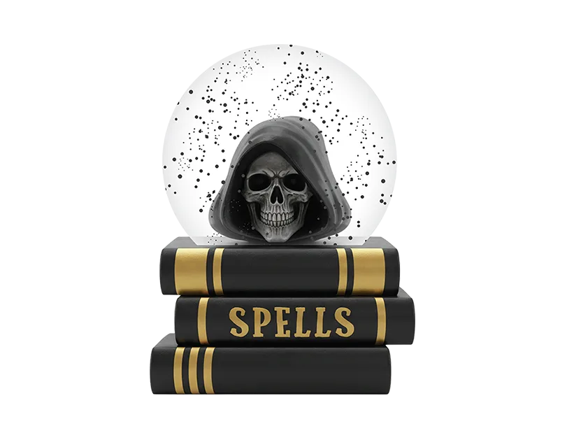 Halloween Spells Snow Globe
