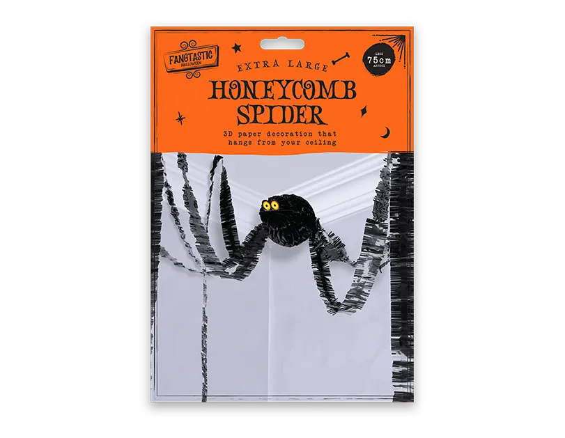 Halloween Honeycomb Hanging Paper Spider