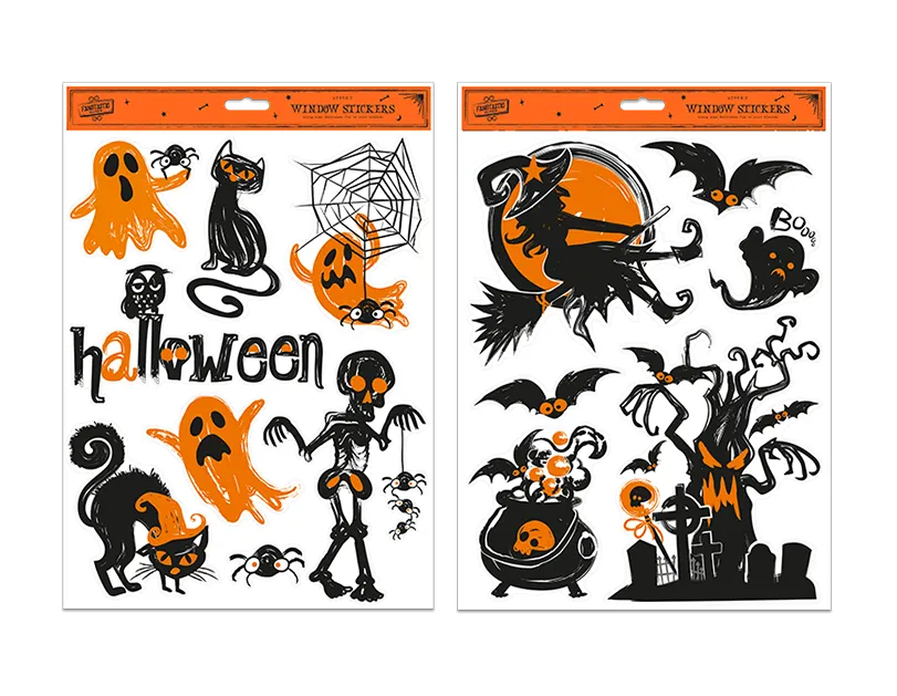 Halloween Spooky Window Stickers