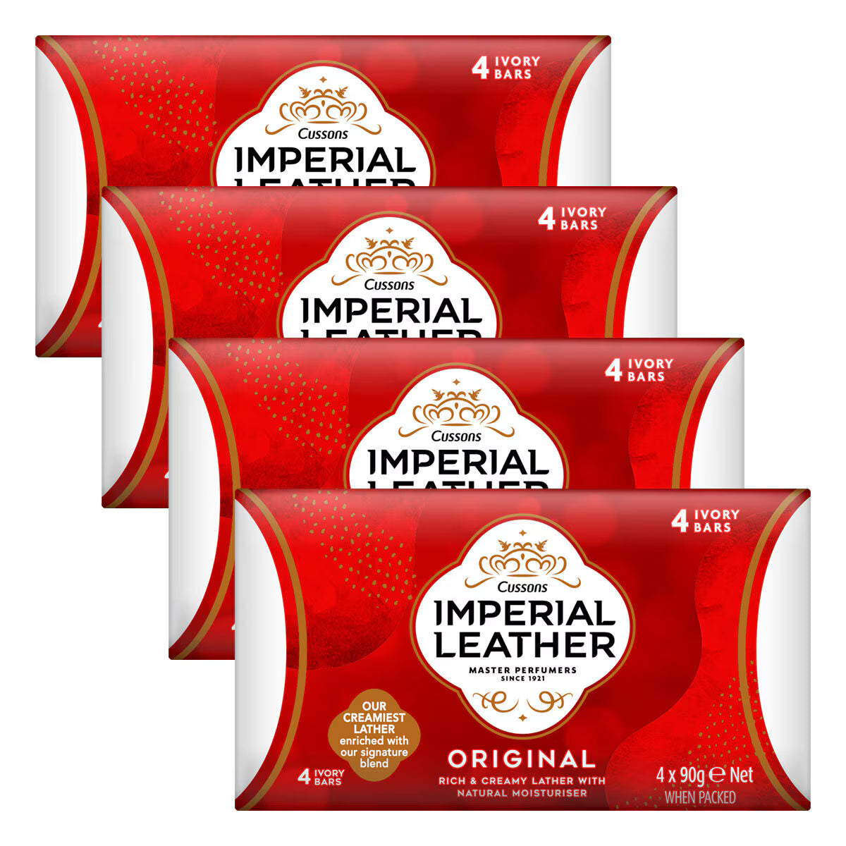 Imperial Leather Original Soap Bar 4pk