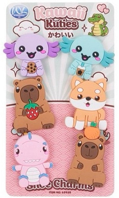 Kawaii Kuties Shoe Charms 6pk