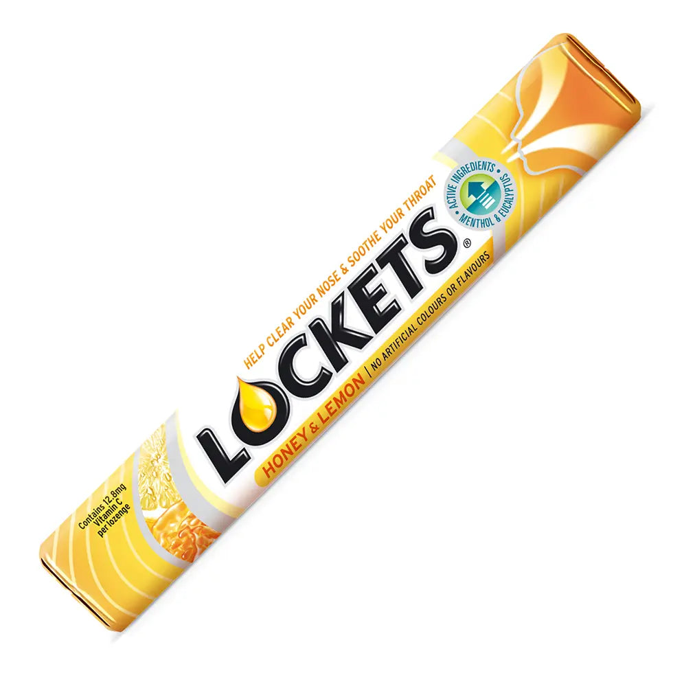 Lockets Menthol Lozenges Honey & Lemon 41g