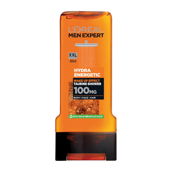 L'Oreal Mens Hydra Energy Shower Gel 400ml