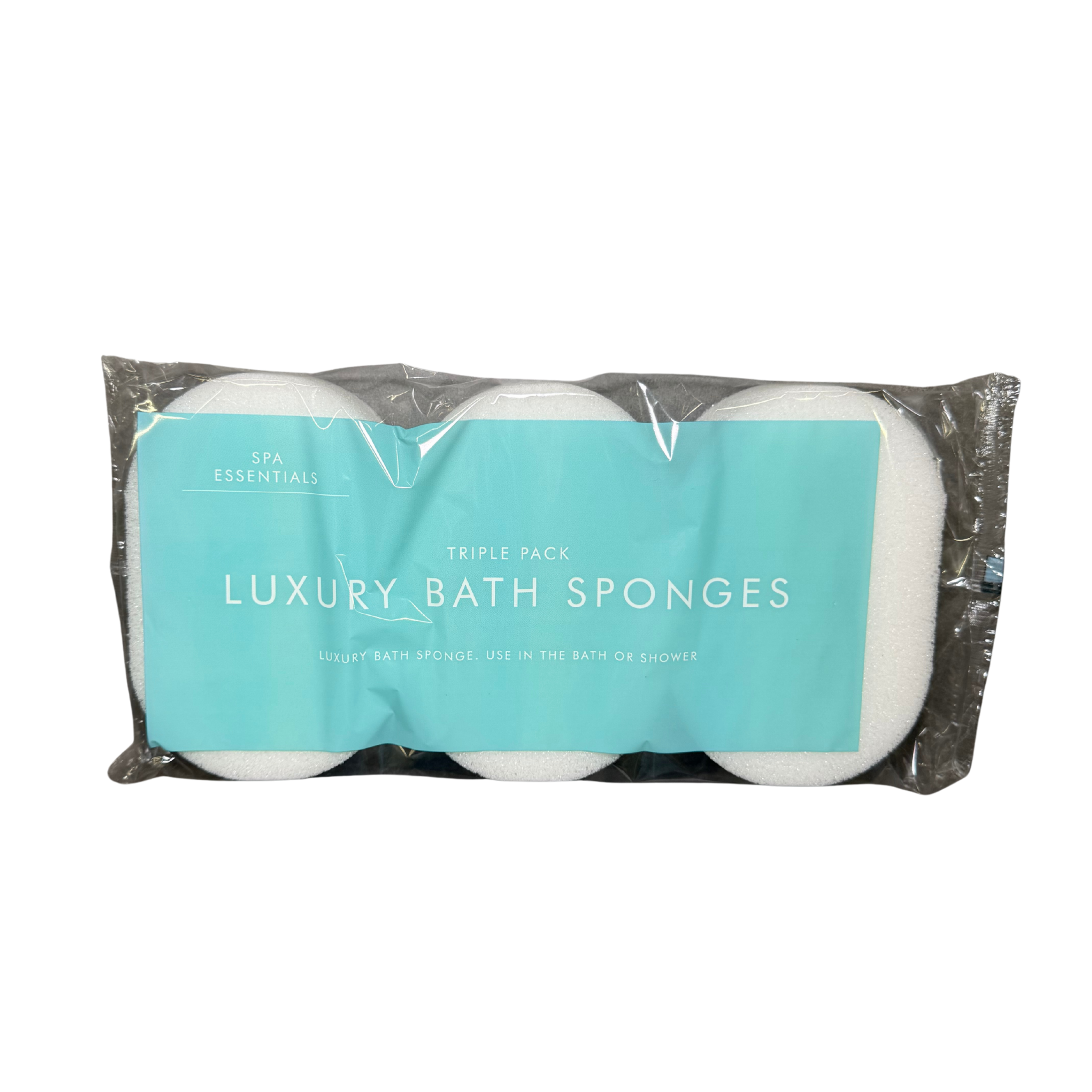 Spa Essentials Luxury Sponges 3pk