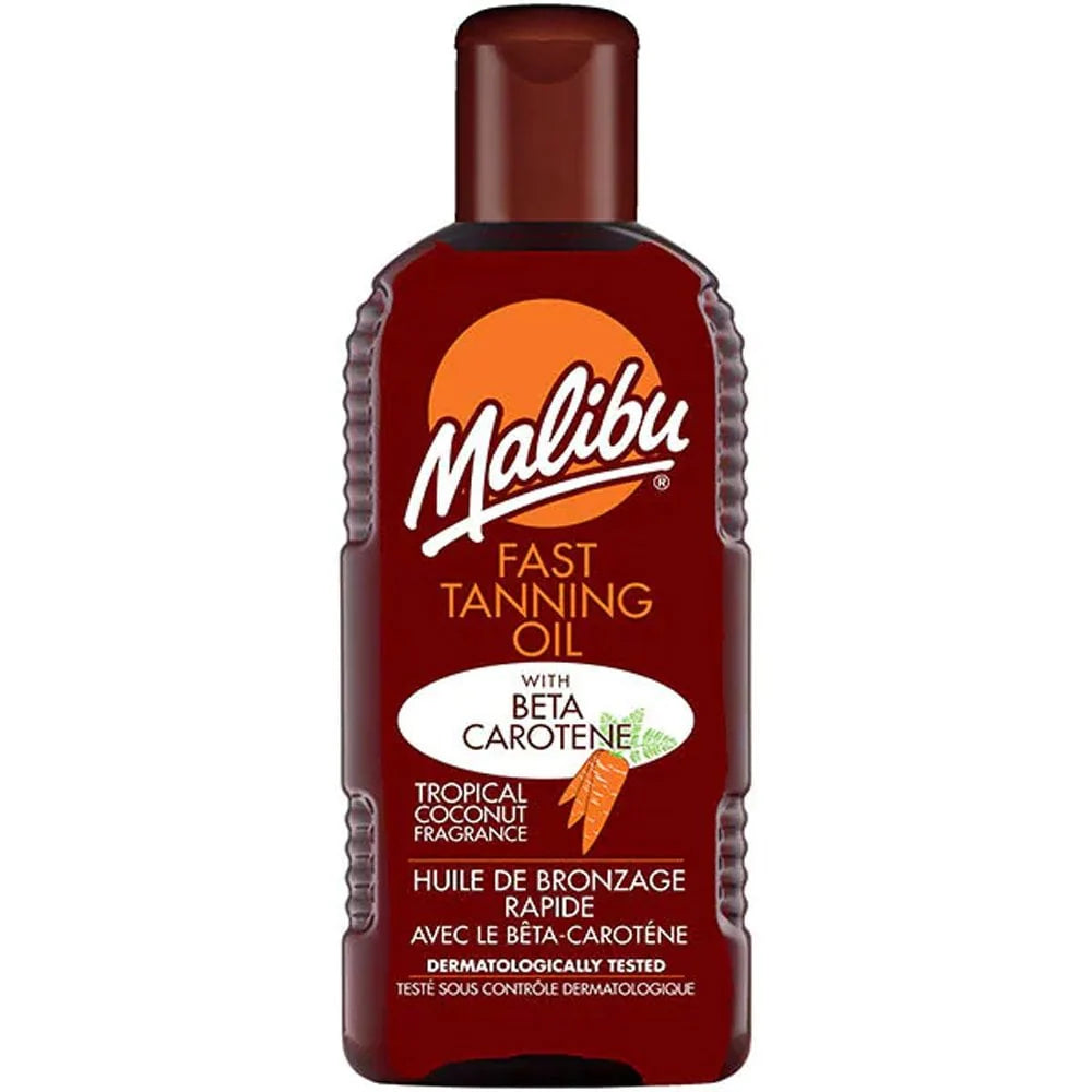 Malibu Fast Tanning Oil with Beta Carotene 200ml