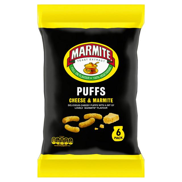 Marmite Cheese & Marmite Puffs 6pk
