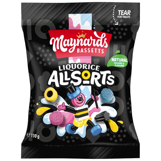 Maynards Liquorice Allsorts 110g