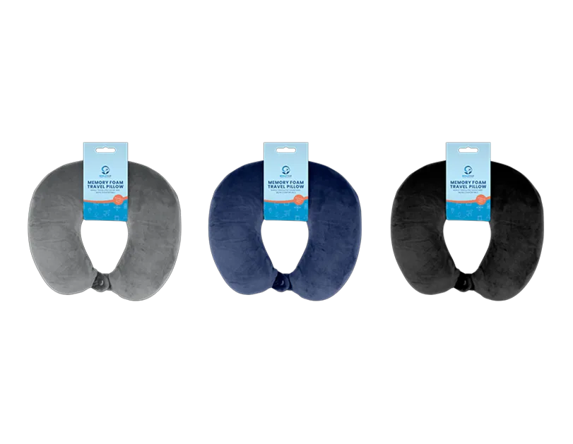 Memory Foam Travel Neck Pillow