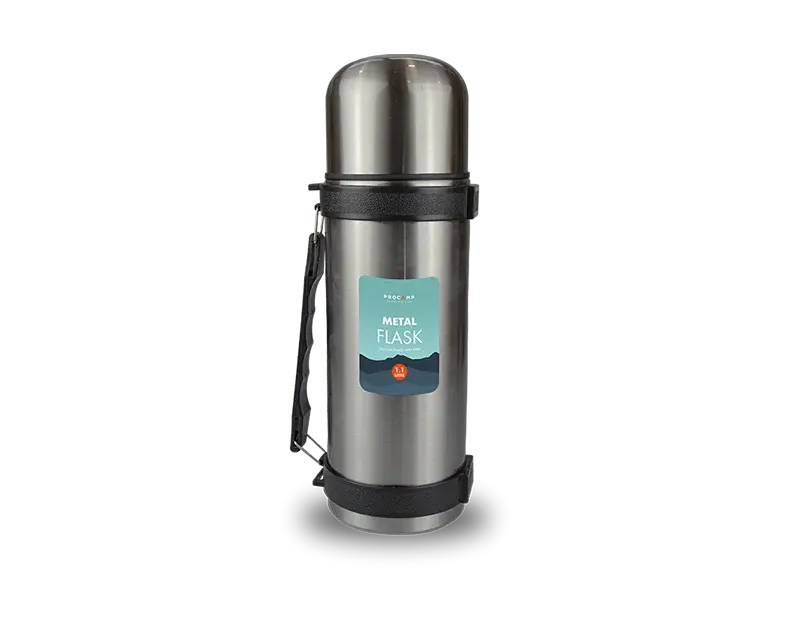 Metal Flask With Handle 1.1L