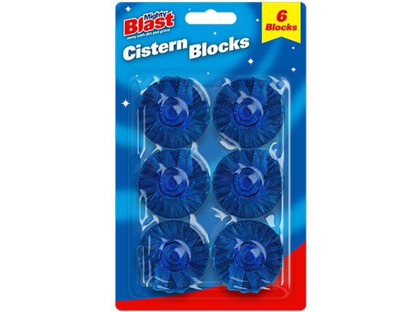 Mighty Blast Toilet Cistern Blocks 6 Pack
