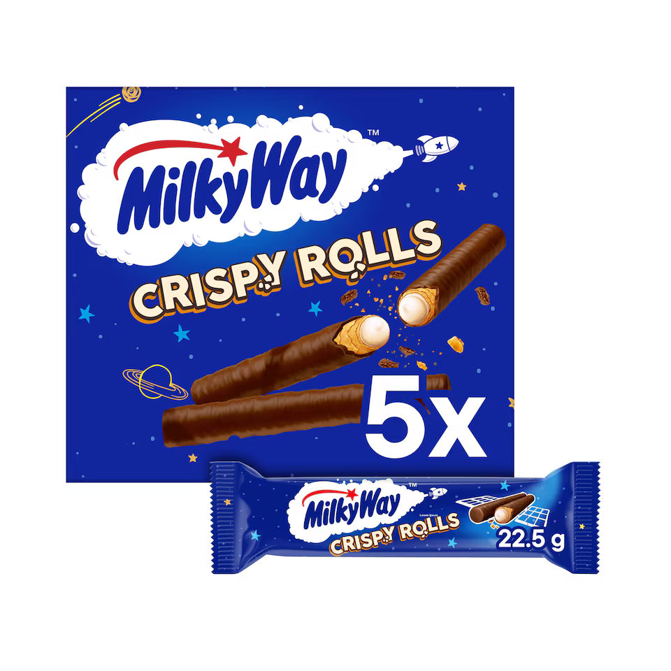 Milky Way Crispy Rolls 5pk 112.5g