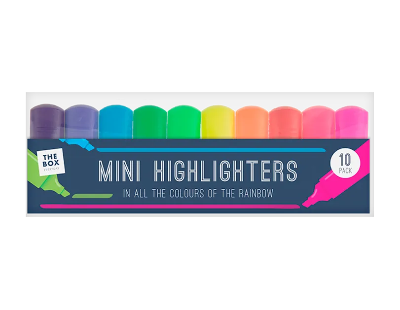 Mini Highlighters 10pk
