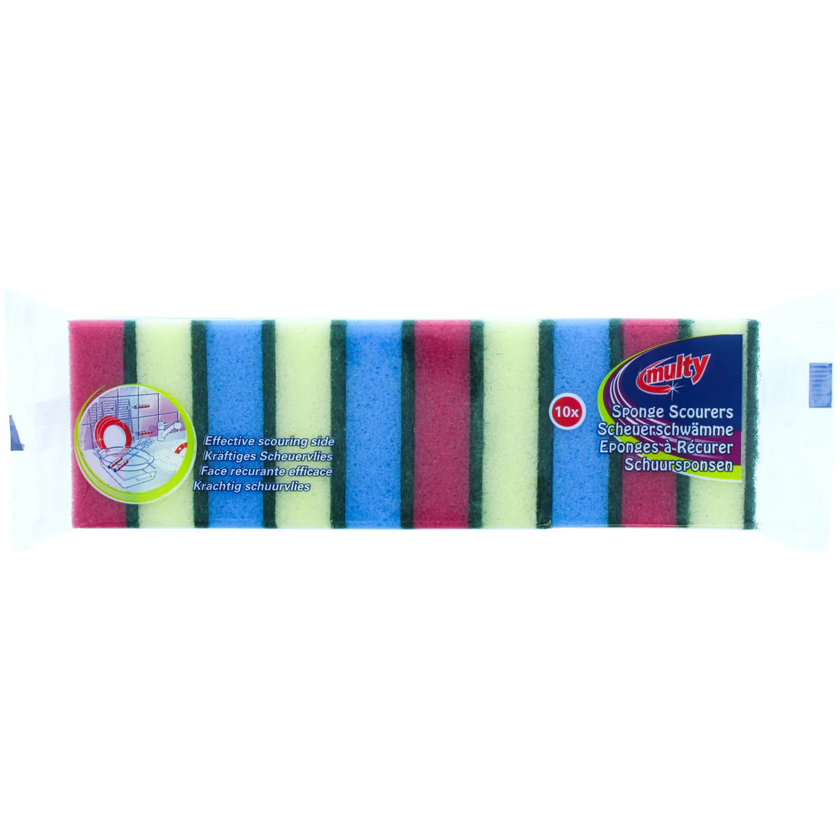Multy Sponge Scourers 18pk