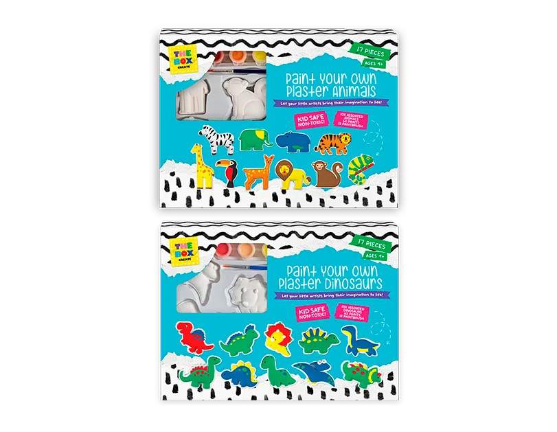 Paint Your Own Plaster Characters 10pk