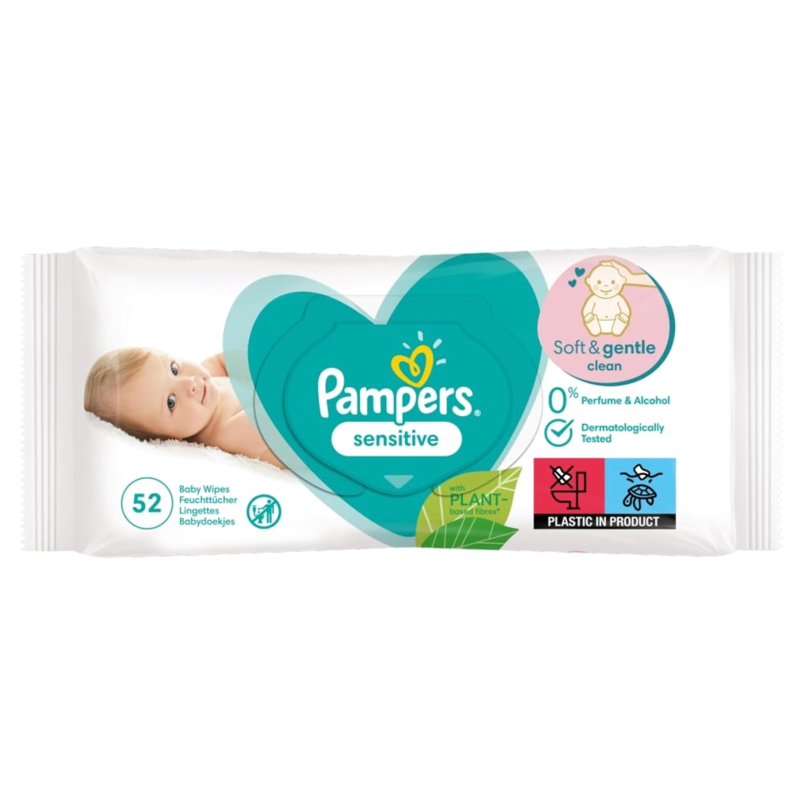 Pampers Baby Sensitive Wipes 52pk