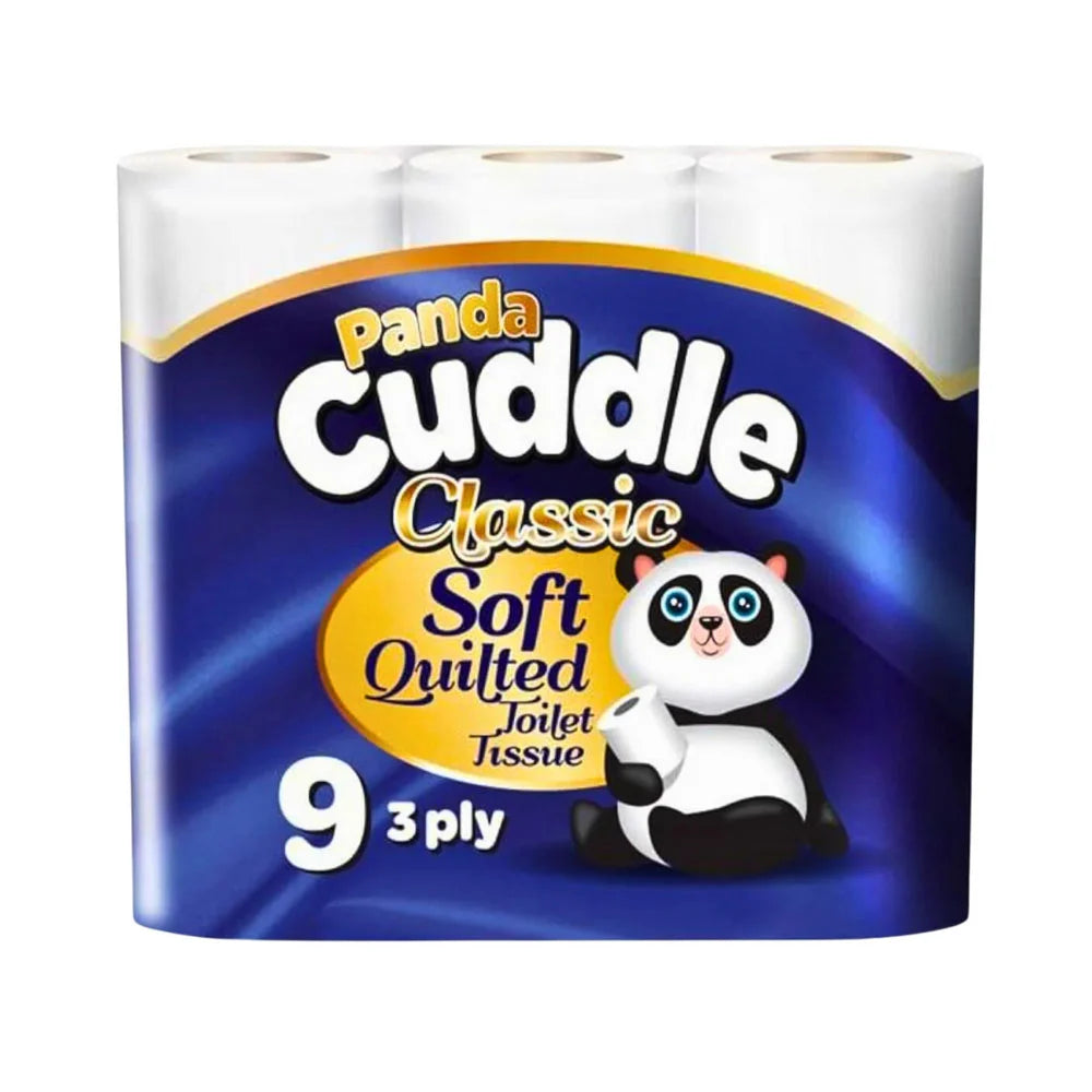Panda Cuddle Classic Toilet Roll 3ply 9pk