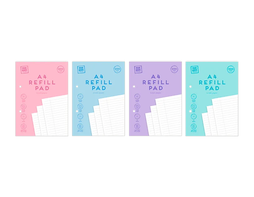 Pastel A4 Refill Pad