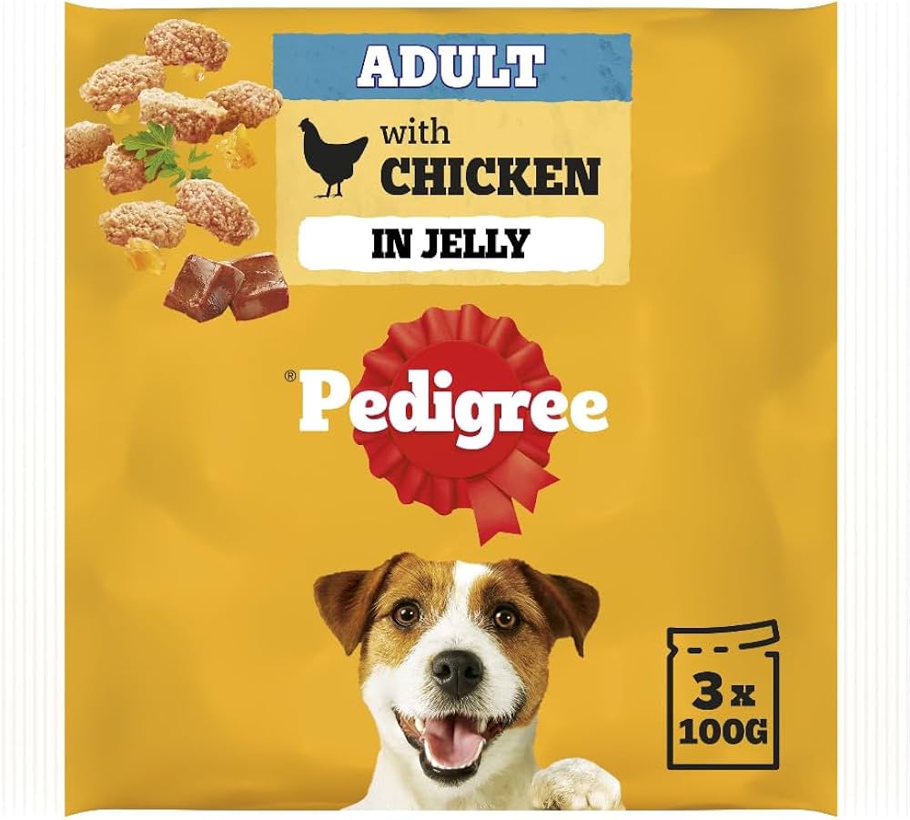 Pedigree Pouch Chick in Jelly 3 x 100g
