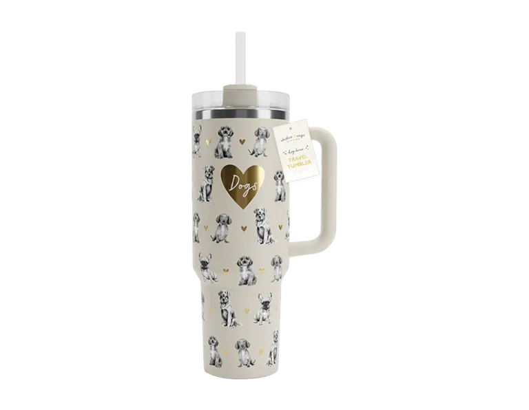 Pet Travel Tumbler With Handle 1.2L