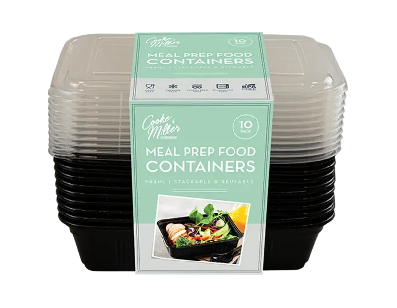 Plastic Meal Preparation Set 10pk