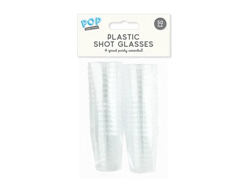 Plastic Shot Glasses 50pk