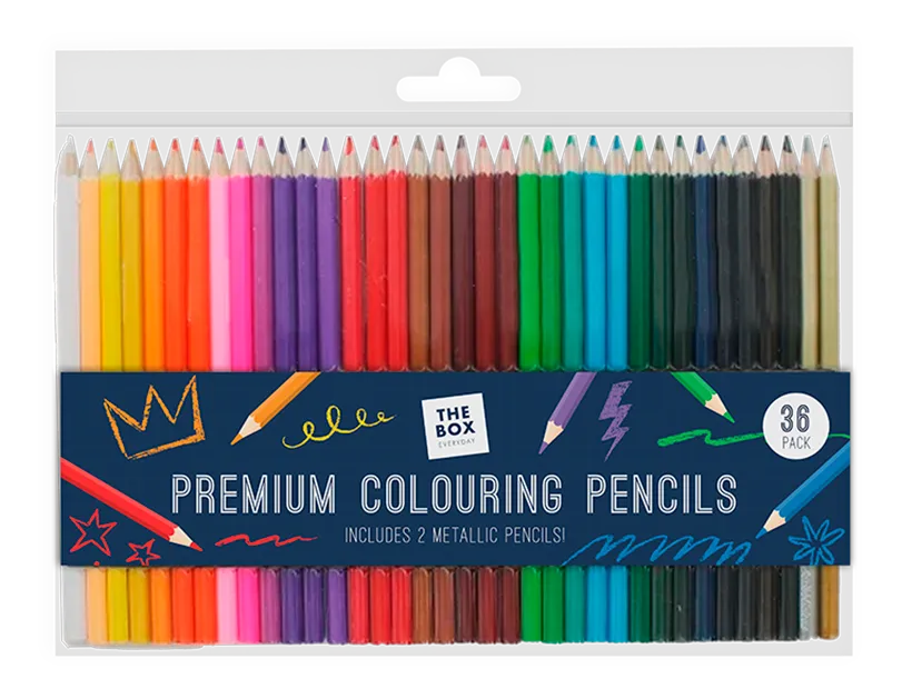 Premium Colouring Pencils 36pk
