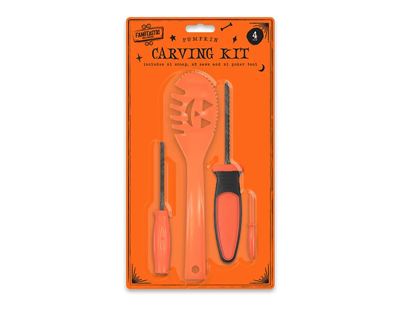 Pumpkin Carving Kit 4pk