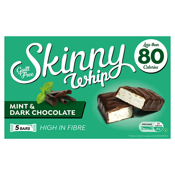 Skinny Whip Mint & Dark Choc 5 x 20g