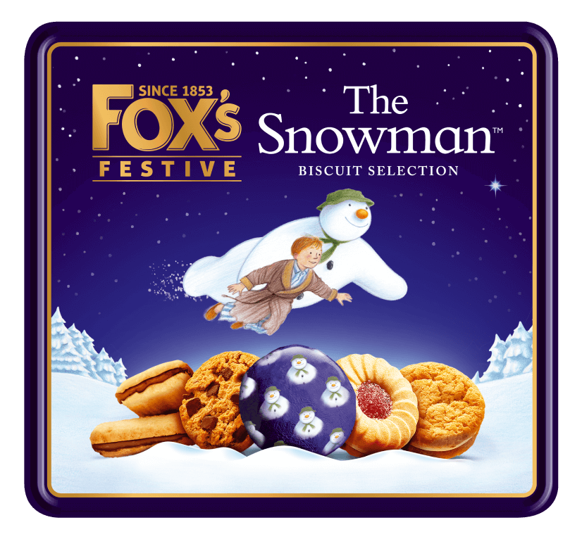 Snowman Belgian Cookies Tin 60g