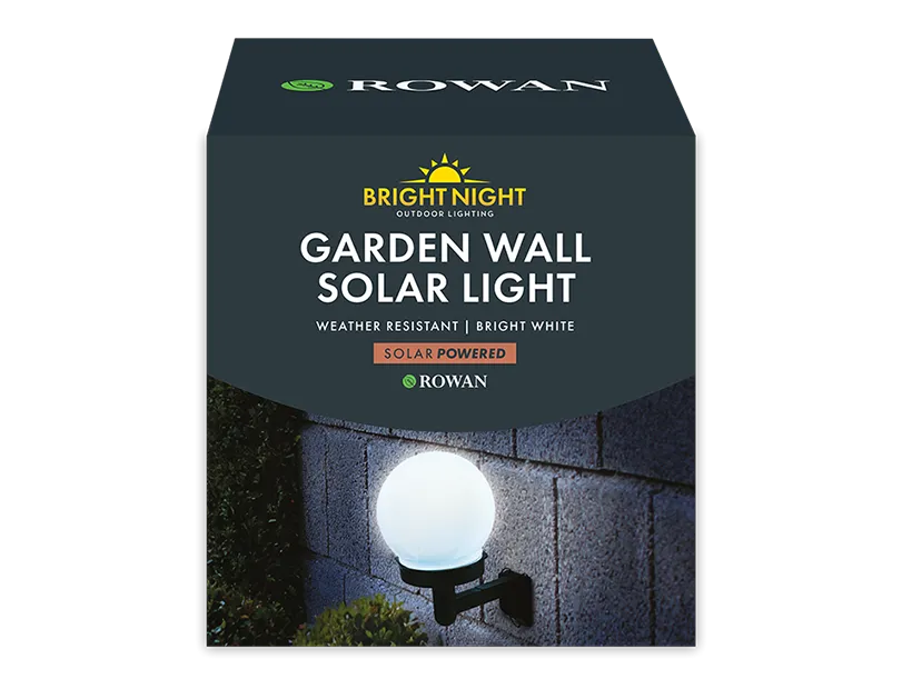 Solar Garden Wall Light