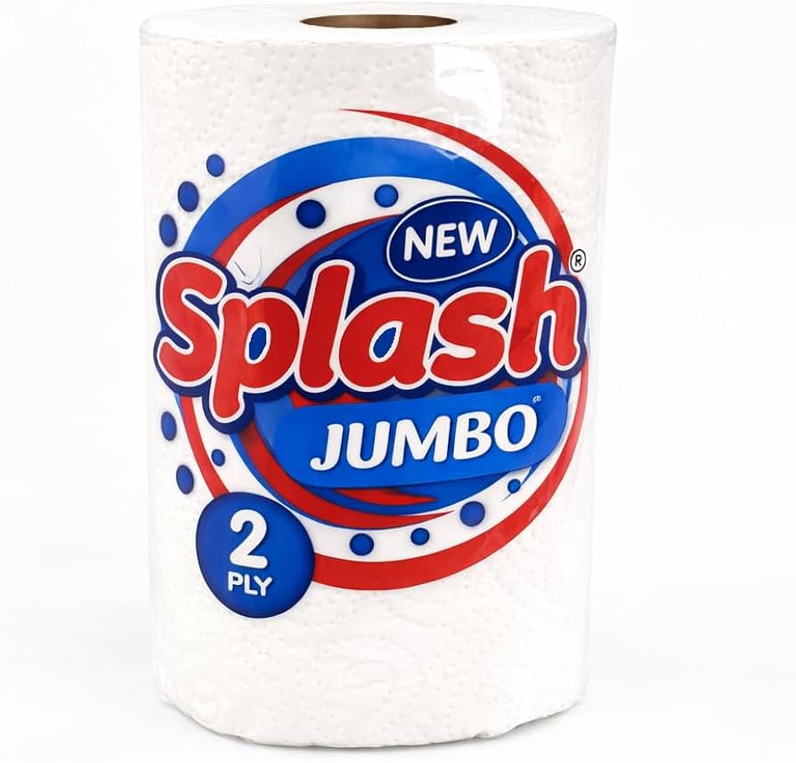 Splash Jumbo Kitchen Towel 2ply 1pk
