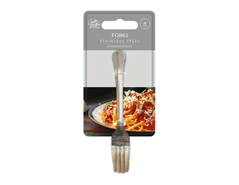 Stainless Steel Forks 4pk