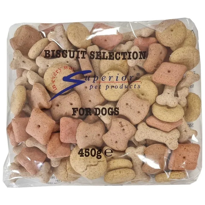 Superior Biscuit Selection for Dogs 450g