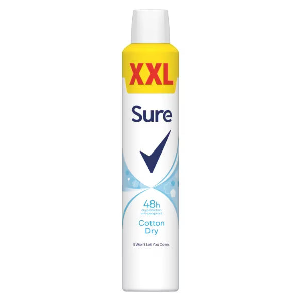 Sure Women Cotton Dry Antiperspirant Spray 300ml