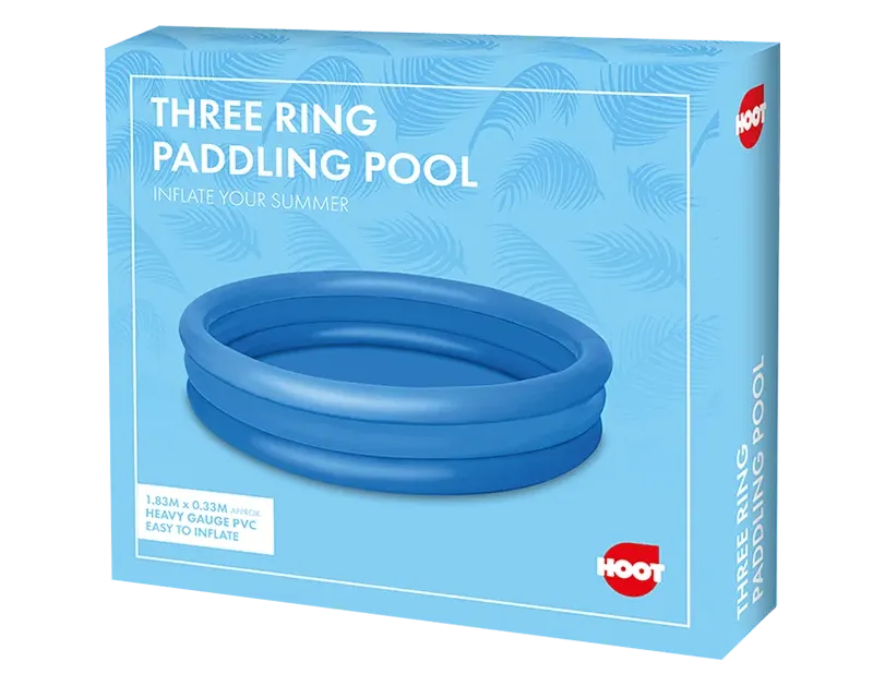 Three Ring Paddling Pool 1.83m x 33m