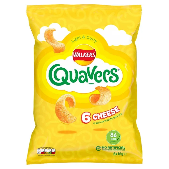 Walkers Quavers 6pk