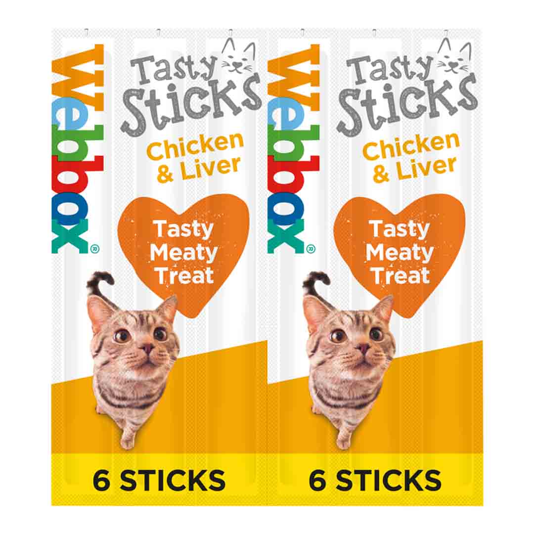 Webbox Cat Sticks Chicken & Liver 6pk