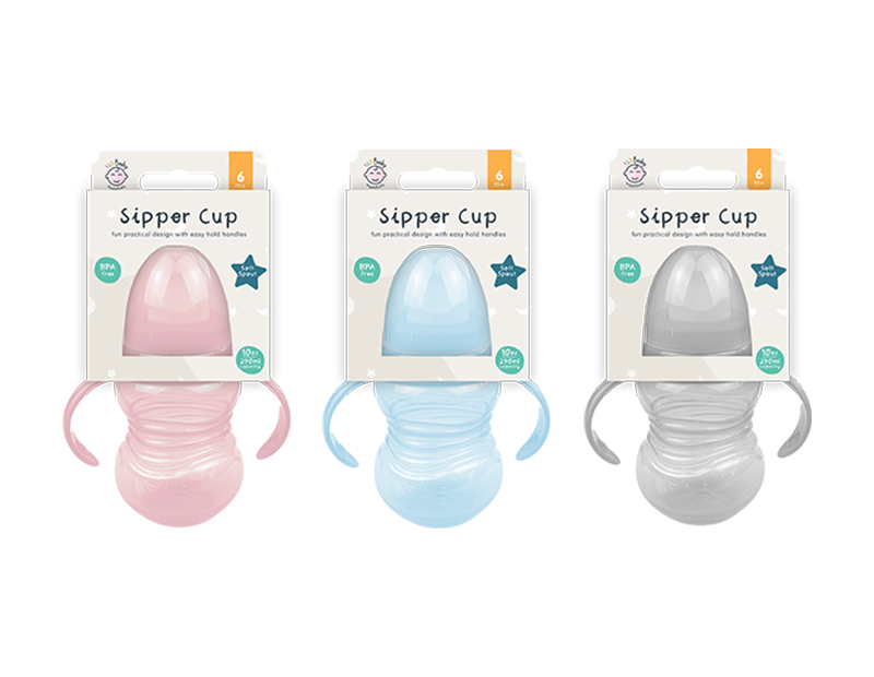 Sipper Cup with Soft Spout and Handle 290ml 10oz