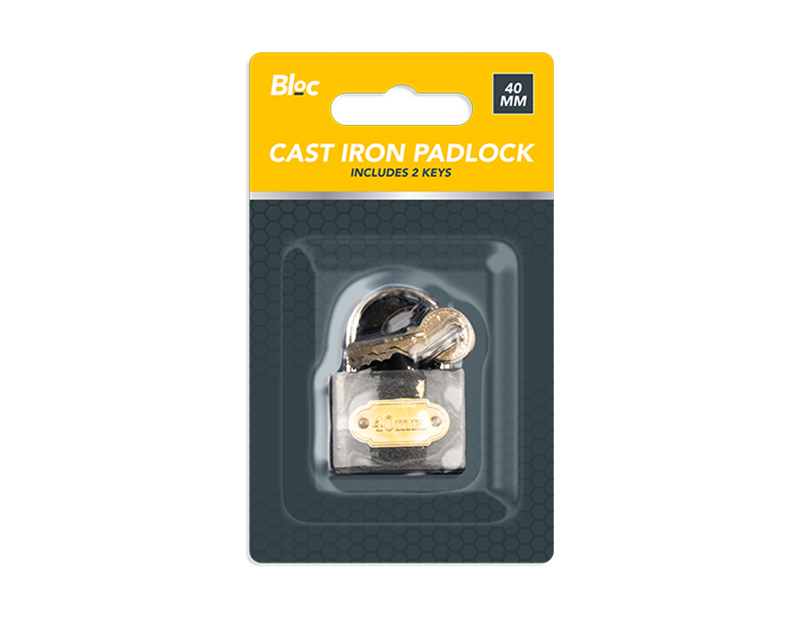 Blocast Iron Padlock 40mm