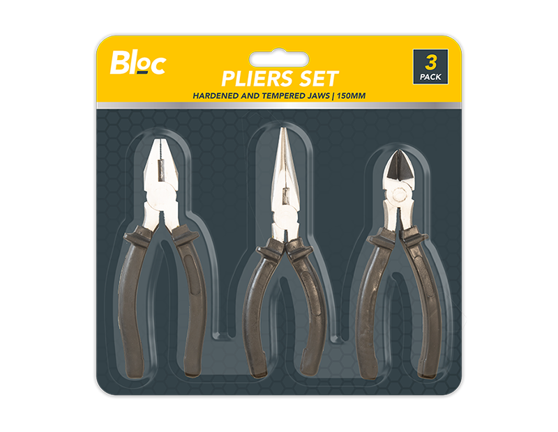 150mm Pliers Set 3pk