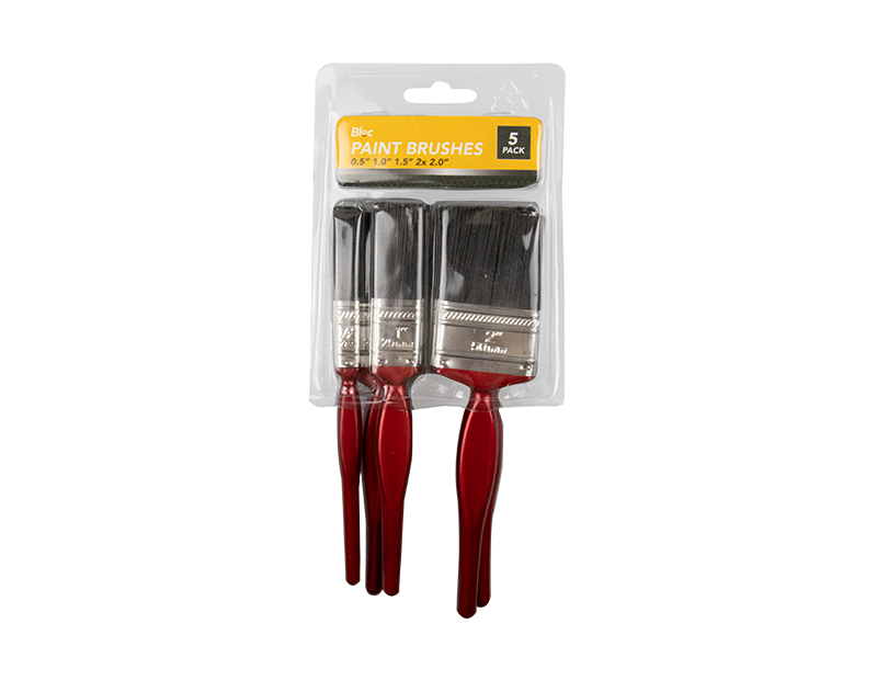 Bloc Paint Brush Set 5 Pack