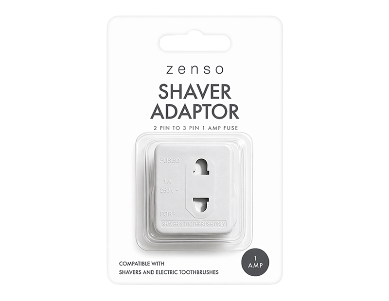 Zenso Shaver Adaptor 1amp