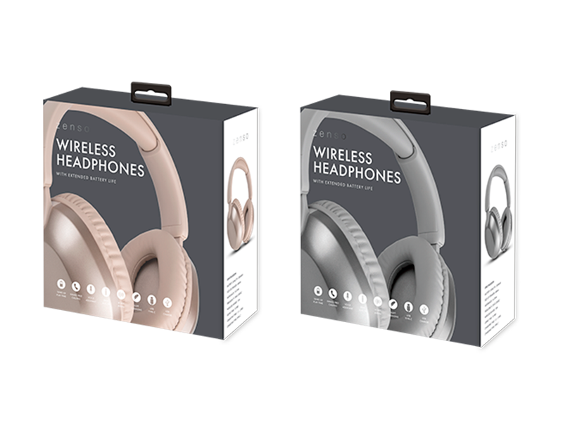 Metallic Wireless Headphones