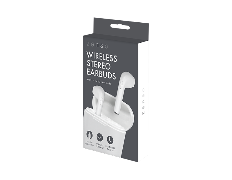 Earbuds With Charging Case