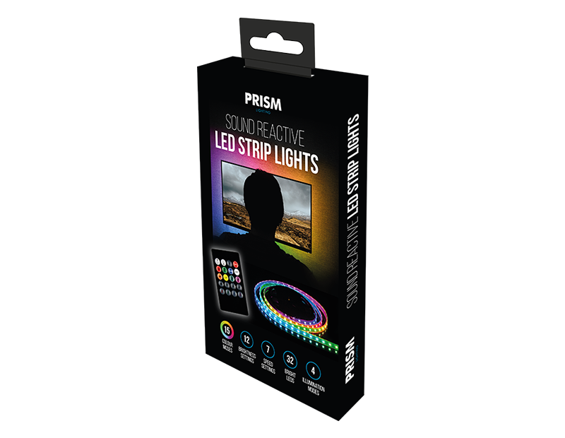 Prism Sound Reactive Led Strip Lights 2m
