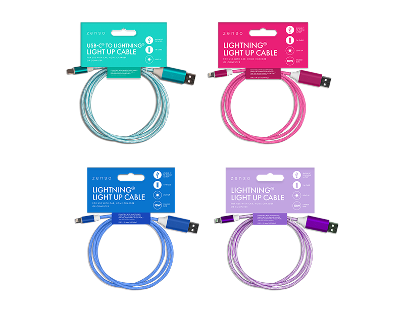 Zenso Brights iPhone Light Up Cable