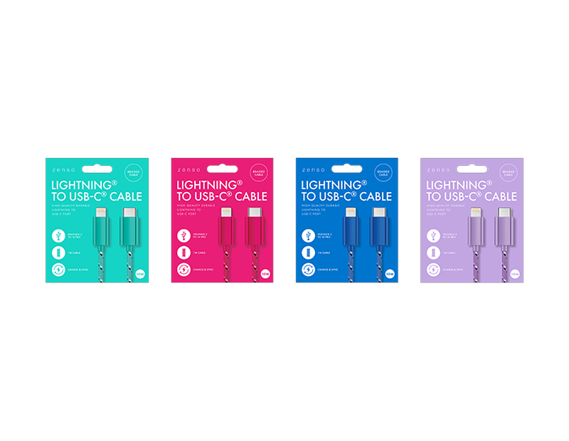 Zenso Brights Type C Lightening Cable 1m